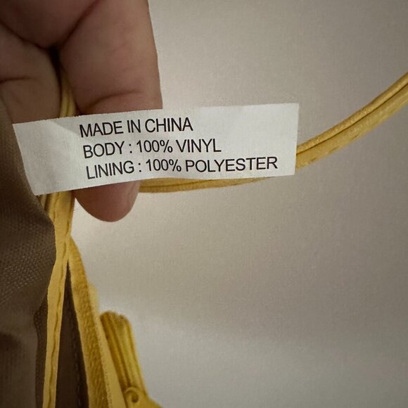 YELLOW CROSSBODY BAG, ,ULTIPLE POCKETS WITH ZIPPERS AND BUCKLE DETAILS - Picture 14 of 14